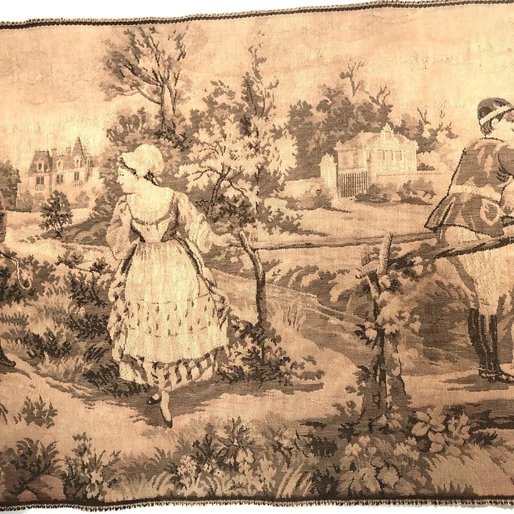 Vintage 'Courtship' Tapestry